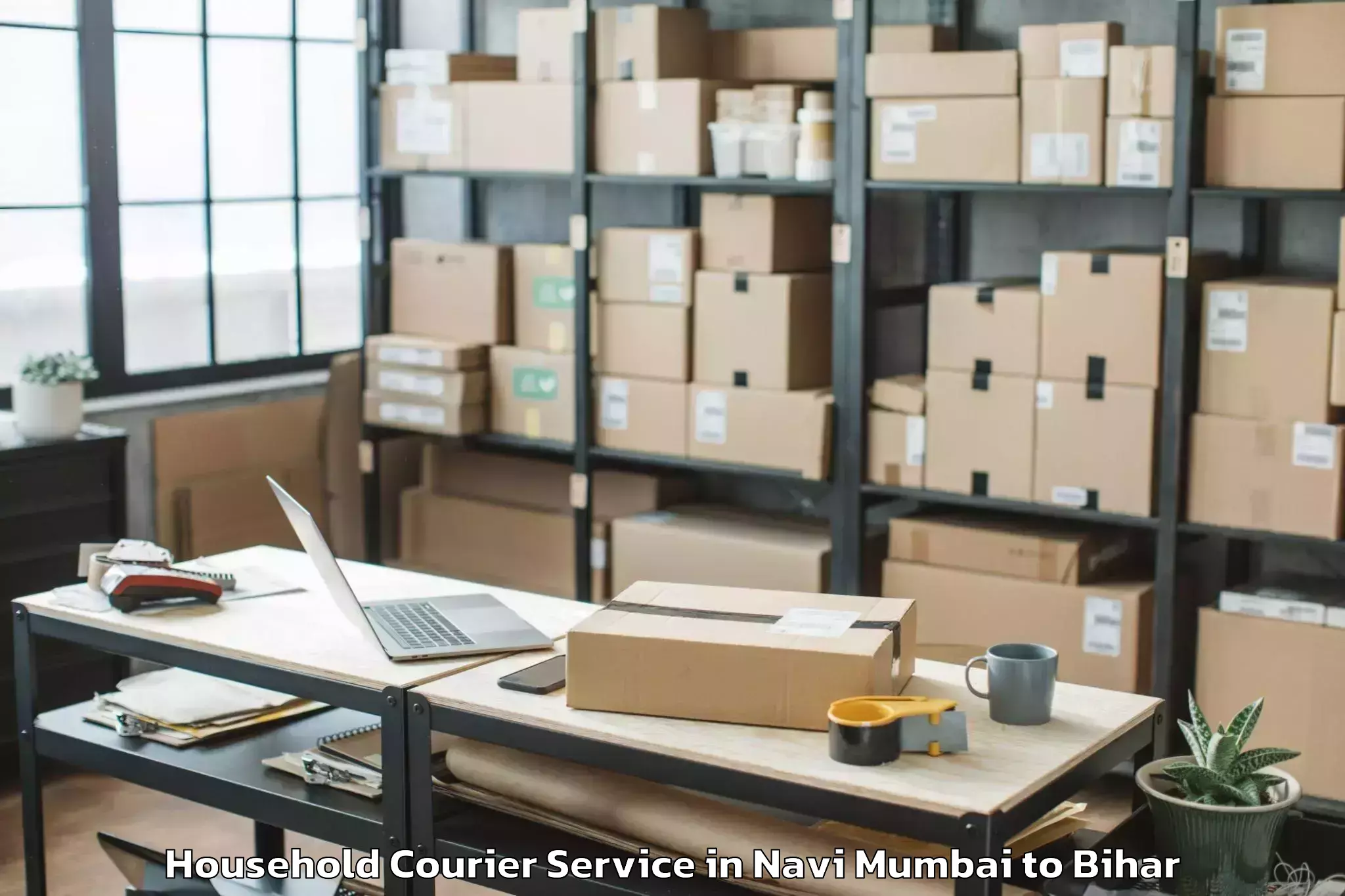 Book Your Navi Mumbai to Kk University Biharsharif Household Courier Today